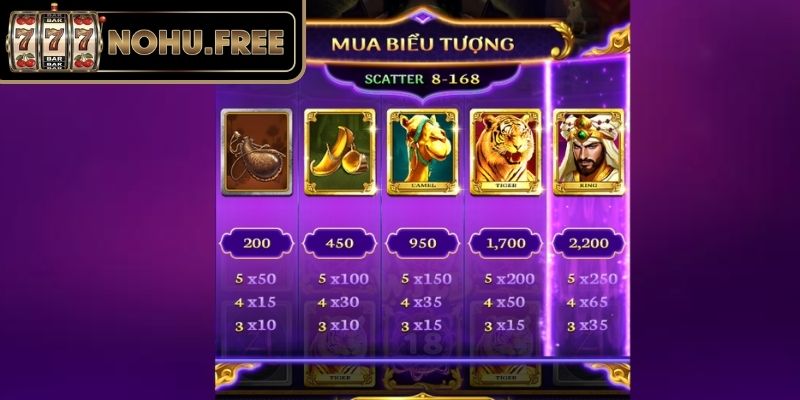 Các chế độ đặc biệt tạo sức hút Bảo Vật Ba Tư