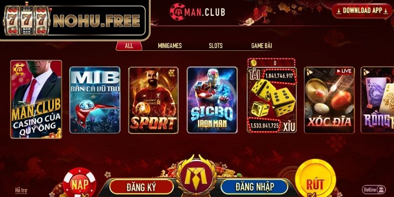 Bí quyết MANCLUB trở thành lựa chọn ưu tiên khi quay hũ