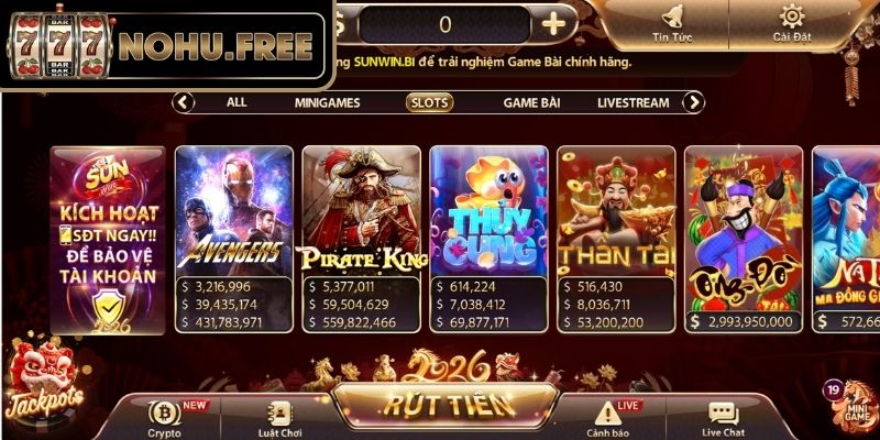 Những tựa game slot hấp dẫn không nên bỏ lỡ